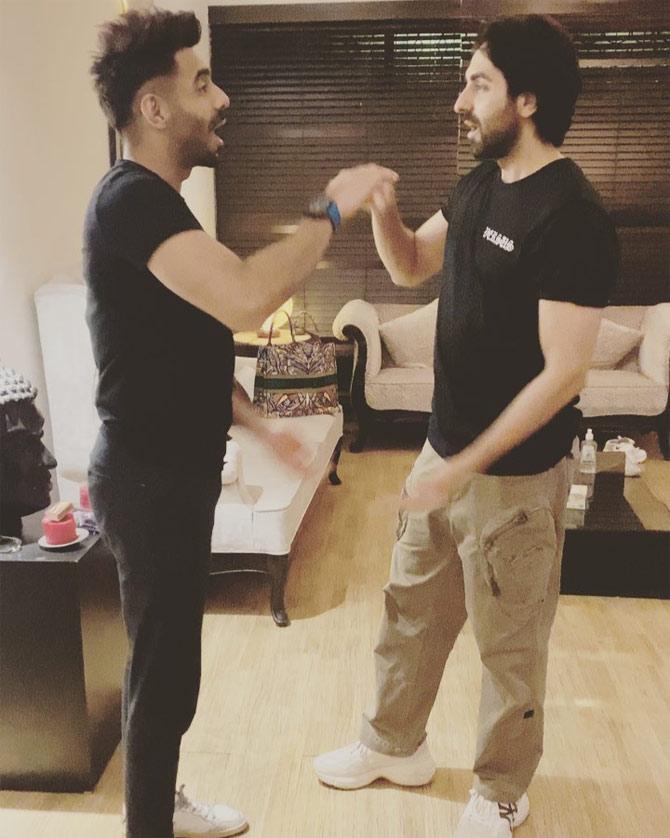 In one of the videos shared by Aparshakti Khurana, the duo was seen playing patty cake. He wrote, 