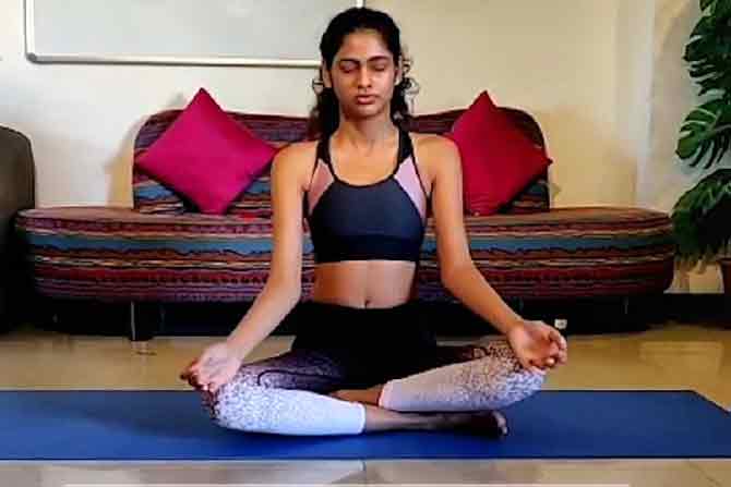 Miss Diva Supranational 2020 Aavriti Choudhary swears by working out at home. She also practises yoga and posts videos of herself to motivate her followers to emphasise on fitness in their lifestyle. 