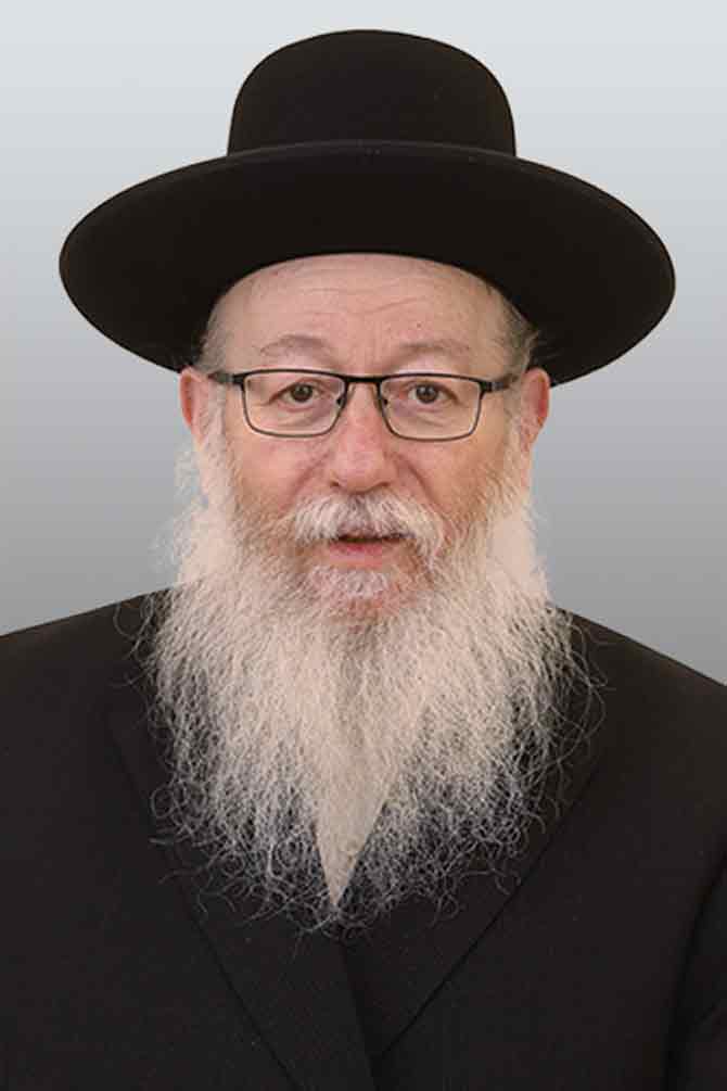 Israel's minister of construction and housing and former health minister Yaakov Litzman was tested positive for Coronavirus in April. As he was the health minister at that time, he resigned from the position and was later given the portfolio of construction ministry after his recovery. (Picture/knesset.gov.il)