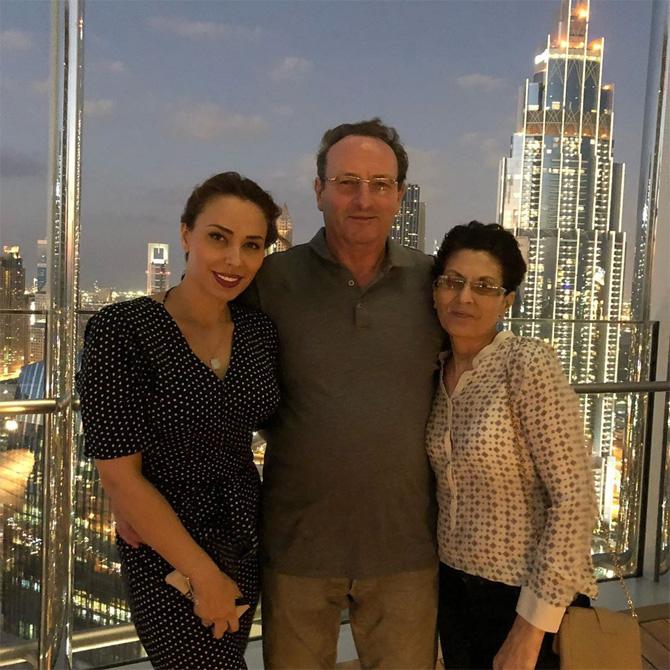 Iulia Vantur moved to India in 2011 and has been staying away from her parents, who are based in Romania. The 40-year-old keeps visiting her parents or takes a vacation to spend time with them. On Father's Day, Iulia shared this lovely picture and wrote alongside, 