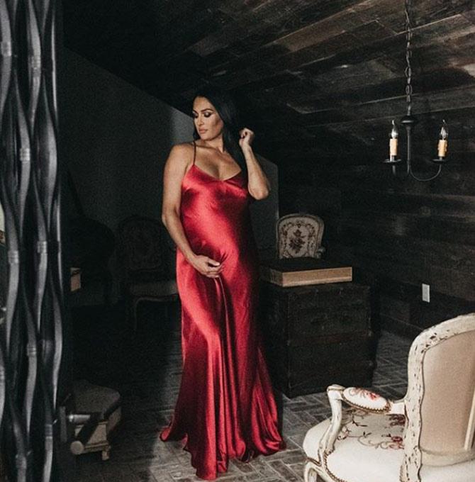 Nikki Bella, nicknamed 'Fearless Nikki' has really lived up to her monicker and has shown how beautiful it is to share you pregnancy news as well as photos with the world.