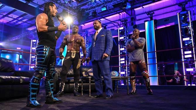 R-Truth appeared on MVP's Lounge as Ali spoke to MVP, Lashley and Shelton Benjamin, but was unsuccessful.