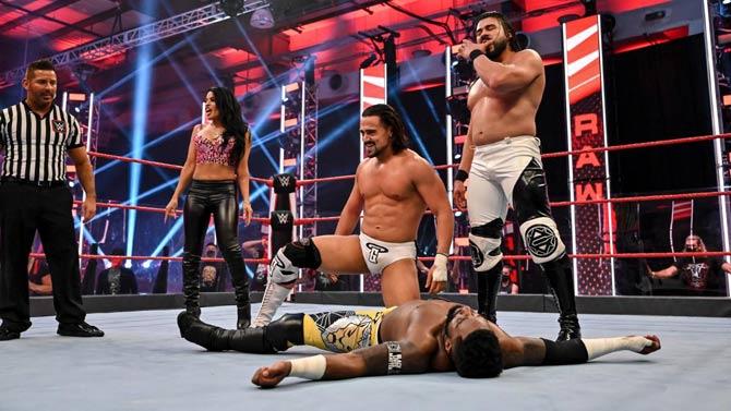 Andrade and Angel Garza faced The Viking Raiders and Ricochet and Cedric Alexander in a bid to determine the number one contender for the Raw tag team titles against Street Profits at WWE Summerslam and came out victorious.
