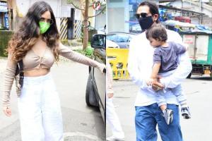 Arjun Rampal spotted with Gabriella Demetriades and son Arik