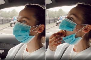 Video shows how to eat food without removing face mask. Seen it yet?