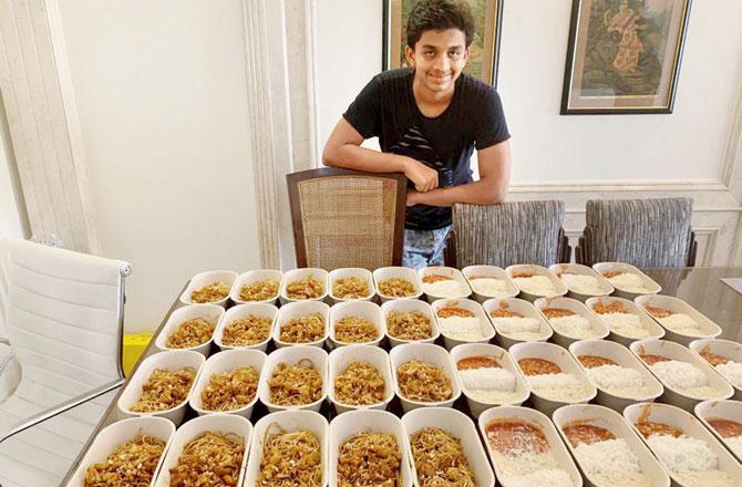 Dev Dalmia cooks fast food for underprivileged kids