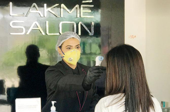 Lakme Salon has told customers to book appointments via their app or phone call