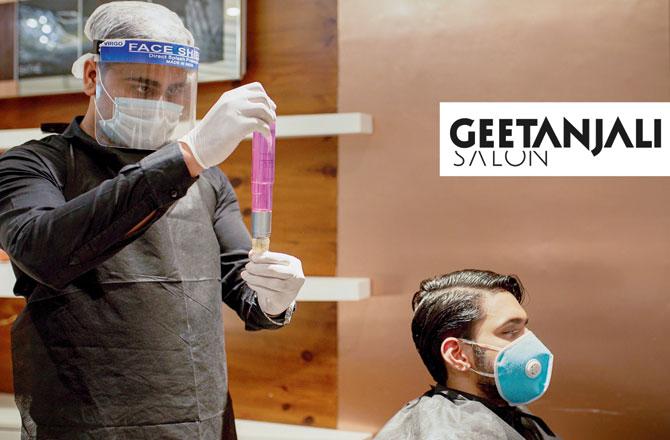 Geetanjali Salon conducted grooming sessions for its staff during the lockdown