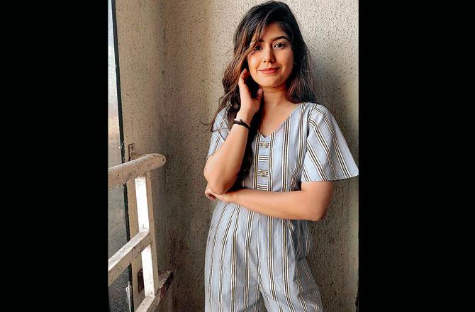 Salisha Talwar wearing a jumpsuit from FabAlley, available online for Rs 1,100 on sale