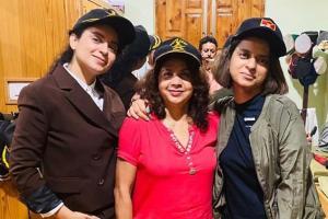 Kangana Ranaut poses for a snap wearing her uncle's Indian Army cap