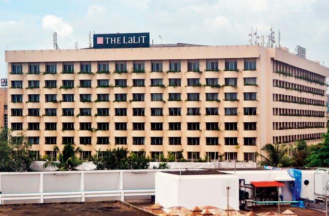 The Lalit near the airport. Pic/Sayyed Sameer Abedi