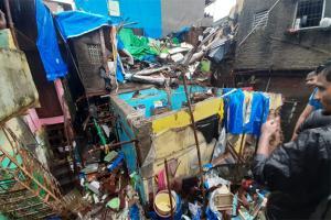 Mumbai Rains: Two-storey building collapses in Malvani; 2 dead, 13 hurt