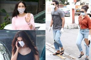 Rajkummar with Patralekha, Sara Khan, Vaani Kapoor's day out in Mumbai