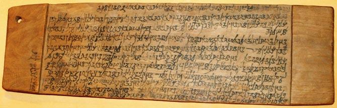 Kharoshthi script