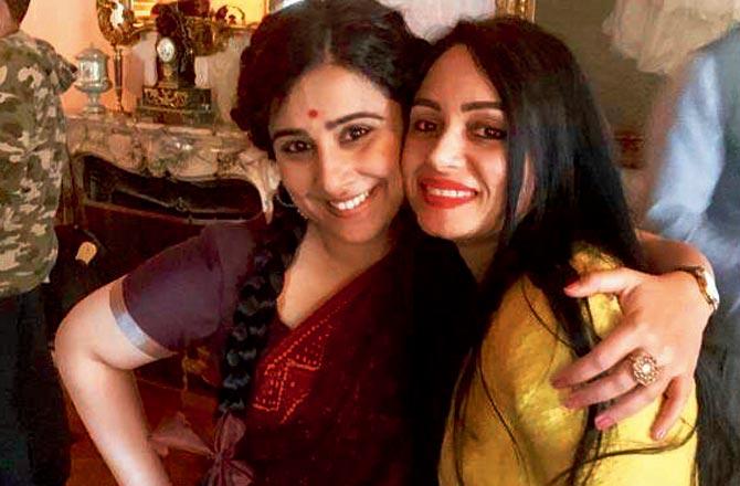 Vidya Balan and Anupama Banerjee