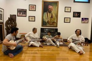 Amjad Ali Khan and his sons come together to make melody with sarod