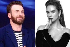 Chris Evans and Lily James spotted together in London