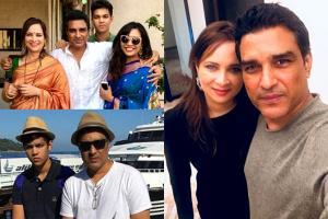 Sanjay Manjrekar turns 55: Rare, unseen photos with his wife and son