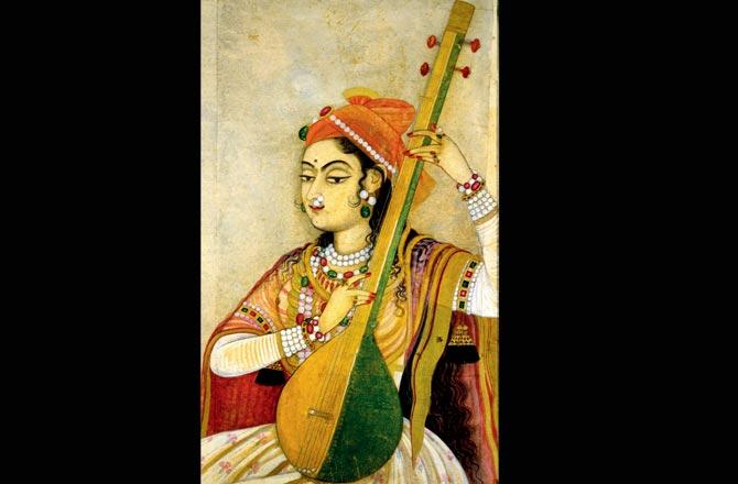 The Lady with a Tanpura is currently part of The Met collection. Pic courtesy/metmuseum.org