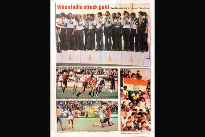 A page from Sportsworld magazine which covered the win