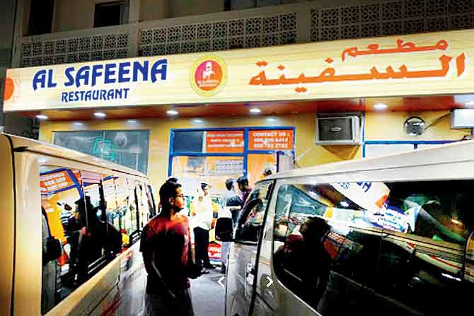  Al Safeena restaurant in Dubai where Shinde worked for 15 day