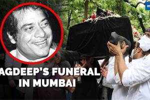 Jagdeep's funeral, Jaaved Jaaferi, Johny Lever and family bid him adieu
