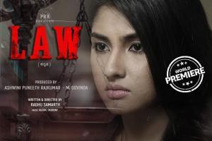 Law: Poster of Ragini Chandran's debut film released; check it out now