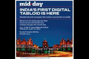 Mid-day brings you India's first Interactive Digital Tabloid