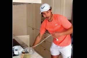 Rafael Nadal sharpens cooking skills during lockdown