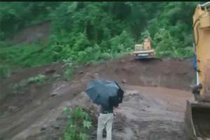 Heavy rains trigger landslide in Raigad, Mumbai-Goa highway shut