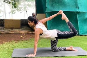 Shilpa Shetty shares a message along with a video of her doing Yoga