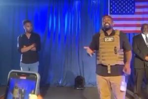 Kanye West holds first event as the U.S. presidential candidate
