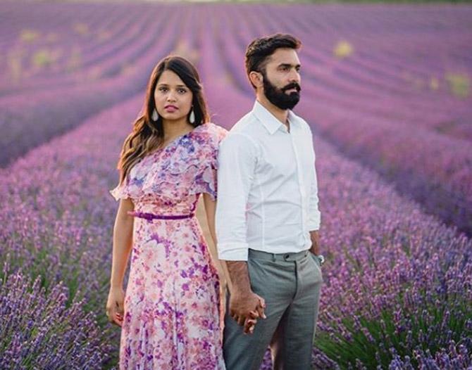 Dinesh Karthik and Dipika Pallikal look dapper in this photoshoot at a field. He wrote, 