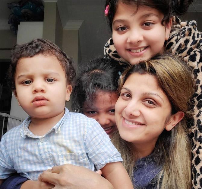 Looking at her social media posts, Rambha seems to be enjoying her motherhood and spending time with her family. 