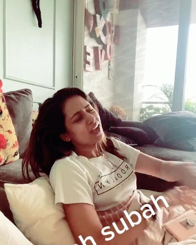 Sargun Mehta and Ravi Dubey have been spending loads of time together amid lockdown. It's not just fun that is keeping the duo accompanied but also some work during the quarantine period that's making them the perfect couple. Sharing this one, Ravi captioned, 