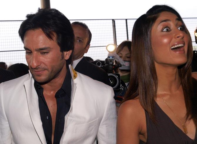Lovebirds Saif Ali Khan and Kareena Kapoor: Kareena Kapoor and Saif Ali Khan arrive for the Zee Cine film awards 2008, at the ExCel Centre in London, on April 26, 2008. Four years later, the couple got married in a private ceremony. They have a four-year-old son Taimur Ali Khan, who is now a celebrity himself!