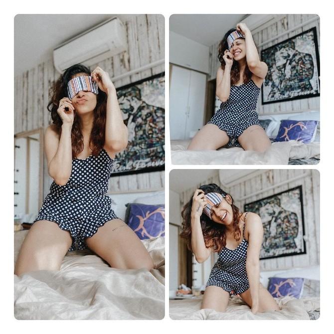 The actress is also sharpening her humour skills during her lockdown period. Sharing a selfie of hers on Instagram, she wrote, 