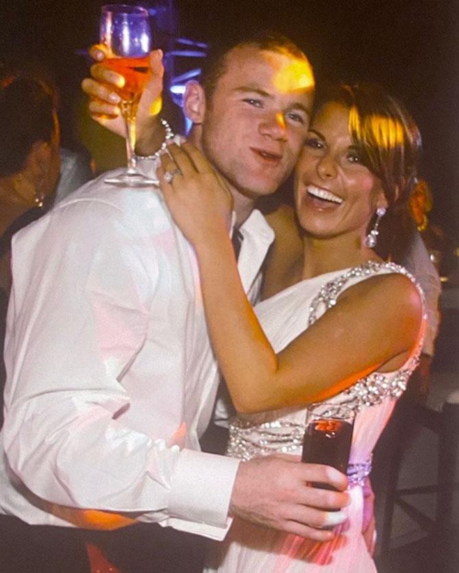 On their 12th wedding anniversary in June 2020,  Coleen Rooney took to Instagram to share a candid moment with Wayne Rooney from their wedding day and wrote, 