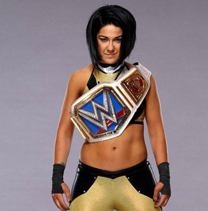 Bayley posted a photo of her new persona following her SmackDown women's title win against Charlotte Flair in October 2019 and wrote: The first day of the rest of Smackdowns life.