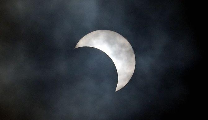 In Abu Dhabi, the solar eclipse was seen in its maximum phase and lasted for less than 30 seconds. In India, the solar eclipse was seen with maximum visibility in places including Uttarakhand, Rajasthan and Haryana. While at places such as Kerala and Mumbai, it was a partial solar eclipse.