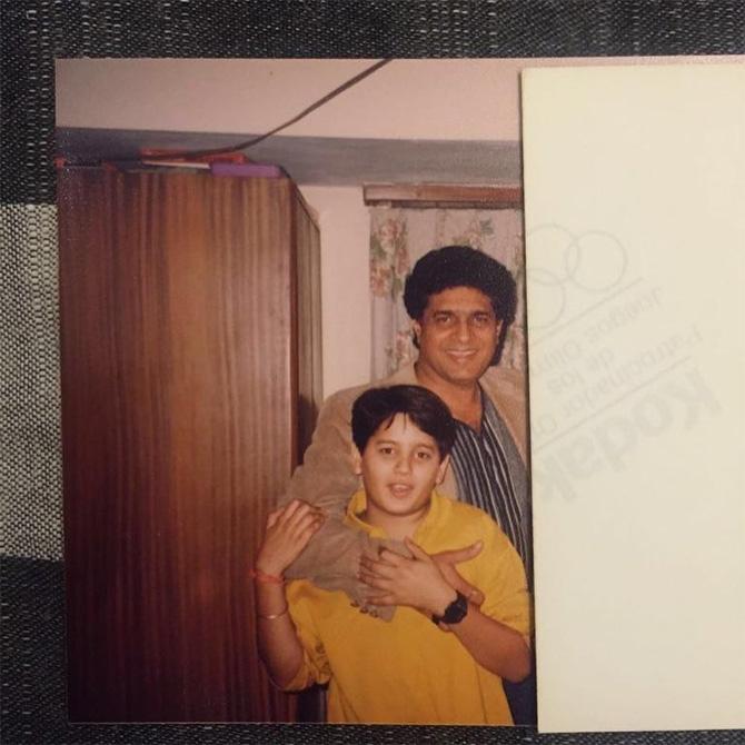 Sidharth Malhotra too shared a throwback picture of his childhood days with his father and wrote in the caption, 