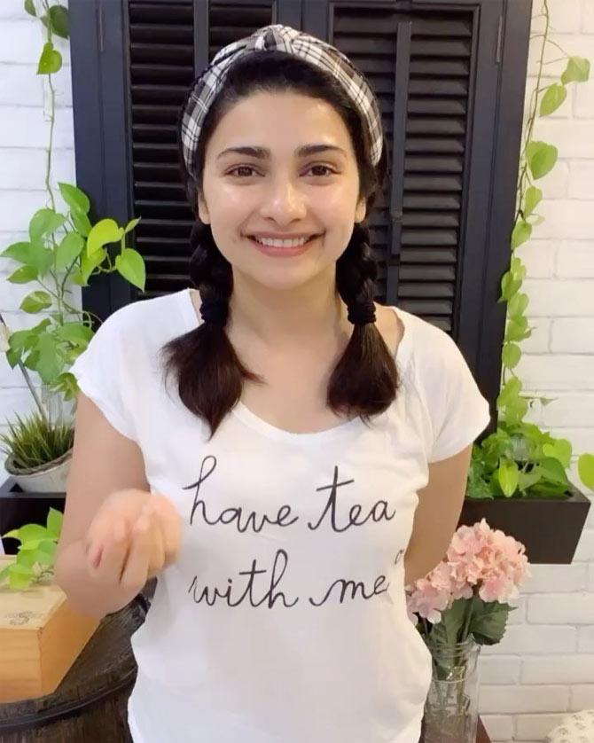 Sharing a few boomerangs and slow-motion videos on Instagram, Prachi Desai wrote, 