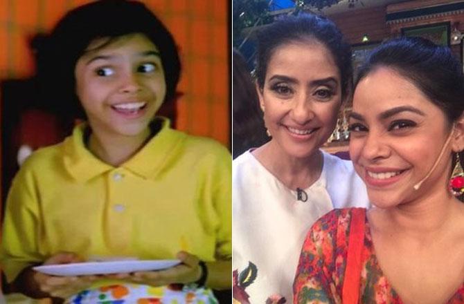 She was 11 when she made her debut in Bollywood. Sumona Chakravarti worked in Indra Kumar's Mann, starring Manisha Koirala and Aamir Khan. In 2017, when Manisha Koirala appeared on the sets of Kapil Sharma's comedy show to promote her Dear Maya, the two had a reunion of sorts. Sumona tweeted this picture and wrote in the caption, 