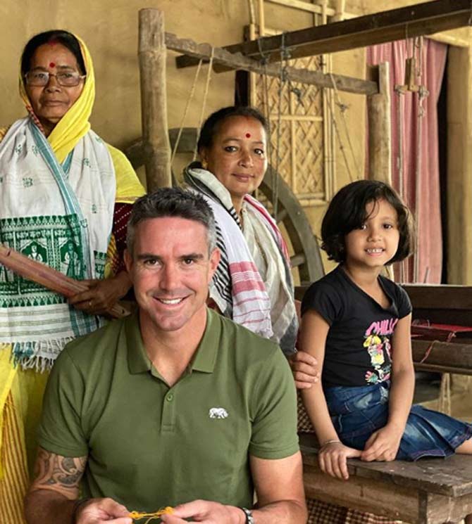 On Women's Day in March 2020, Kevin Pietersen showed his admiration for Indian women with this post - 3 generations of INSPIRATIONAL women, here in a very rural village. Happy International Women’s Day from #IncredibleIndia