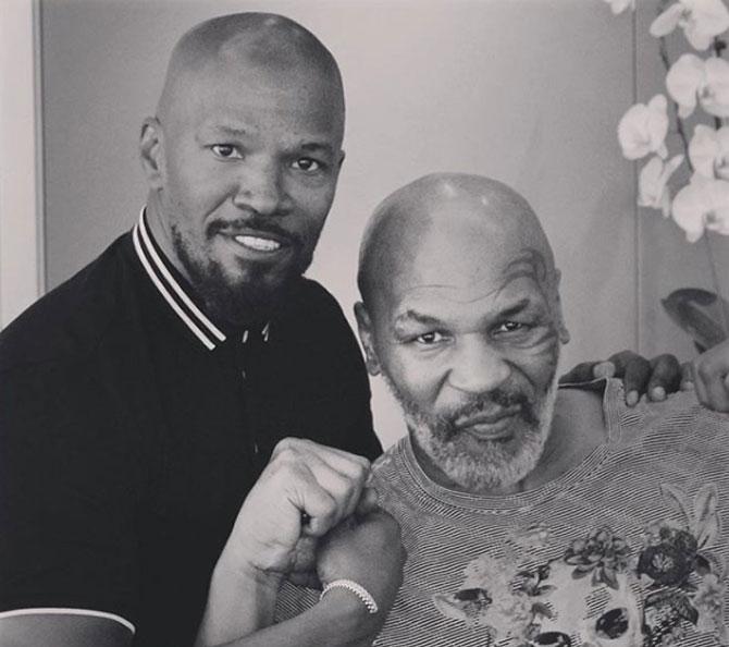 Reports state that Jamie Foxx is preparing to play the role of Mike Tyson in an upcoming biopic and preparations have already begun.