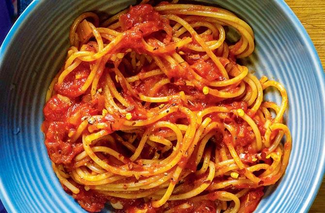 Italian Spaghetti Pomodoro