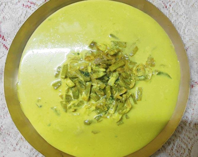 Thai curry with gavar