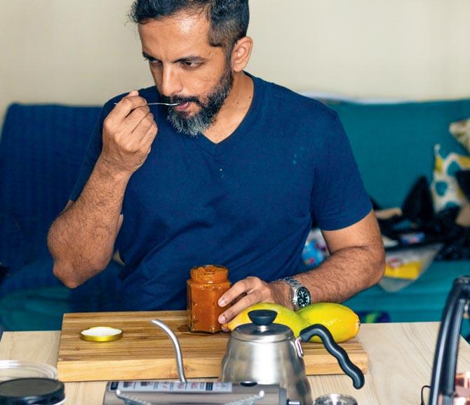 Anand Prahlad, who runs the food blog Magic Marinade, says the trick to make solo cooking fun is to keep experimenting