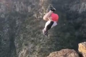 How Harsh Goenka reacted to viral video of backflip on edge of a cliff