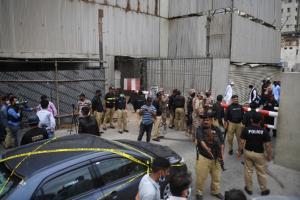 Nine killed in Pakistan Stock Exchange attack